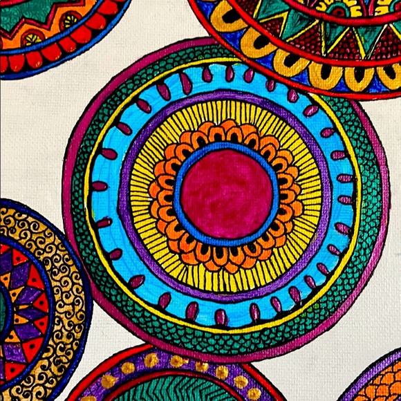 🏵🏵Chakras of life 🏵🏵- (Original) painting - Picture 5 of 6